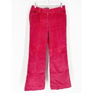 Body‎ By Victoria Whale Corduroy Wide Leg Christie Fit Pants Hot Pink Sz 4 28x29